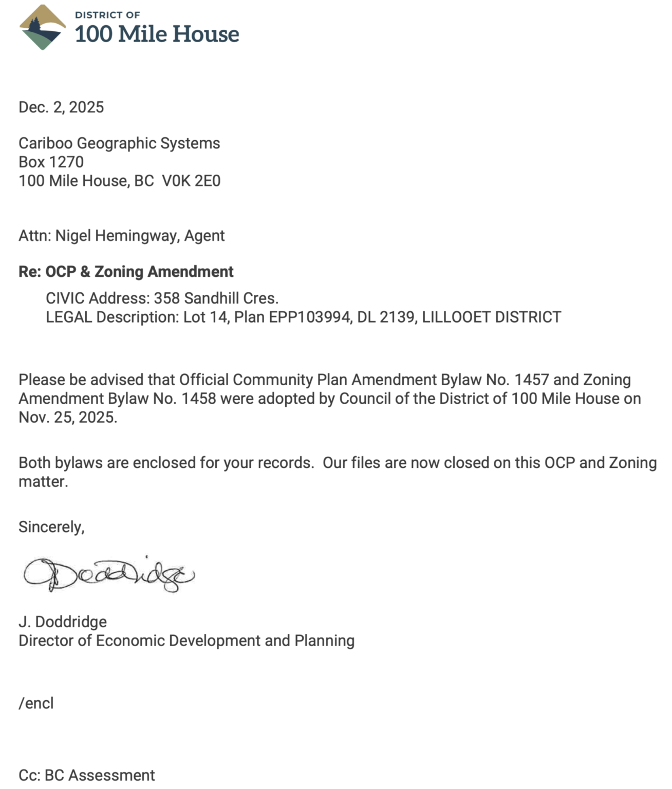2025 Dec 2 _ Ltr closing file